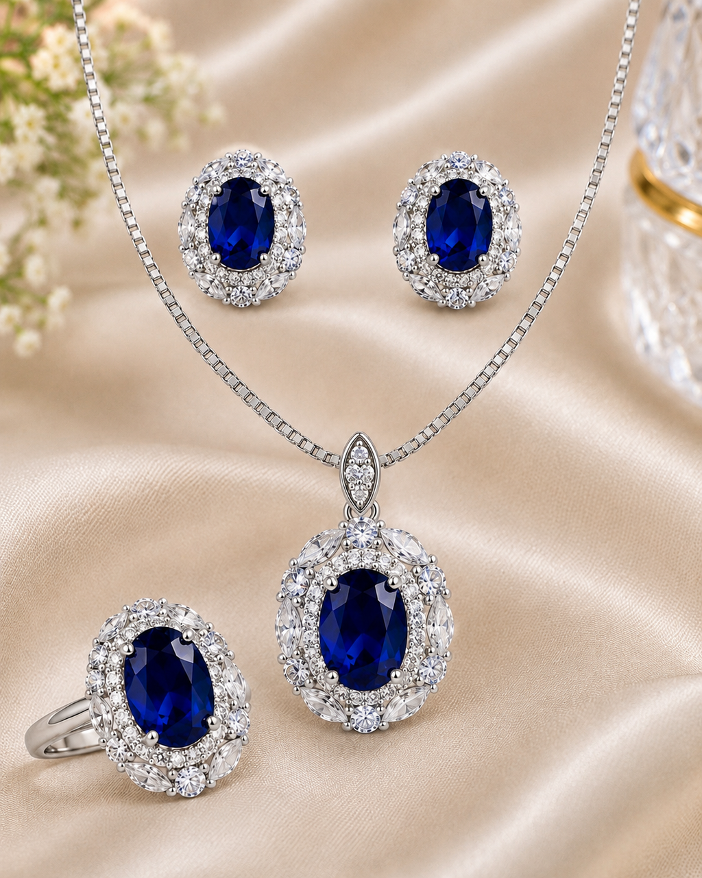 Royal Sapphire Glamour Set