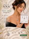 House of ANA Jewelry – Elegant Silver Collection Set